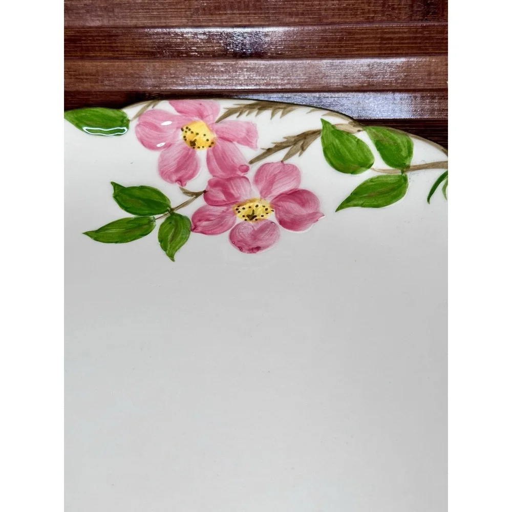 True Vintage Franciscan Desert Rose USA Serving Set 3 Platters 2 Veggie Bowls